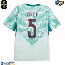 Moški Nogometni dresi Portugalska Diogo Dalot #5 Gostujoči SP 2026 Kratek Rokav